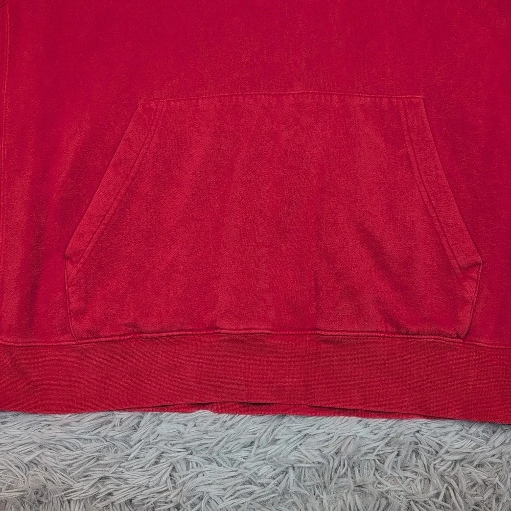 Vintage Nike Sweatshirt Mens XL Red Hoodie ‎ Pocket Athletic Street Wear Comfort